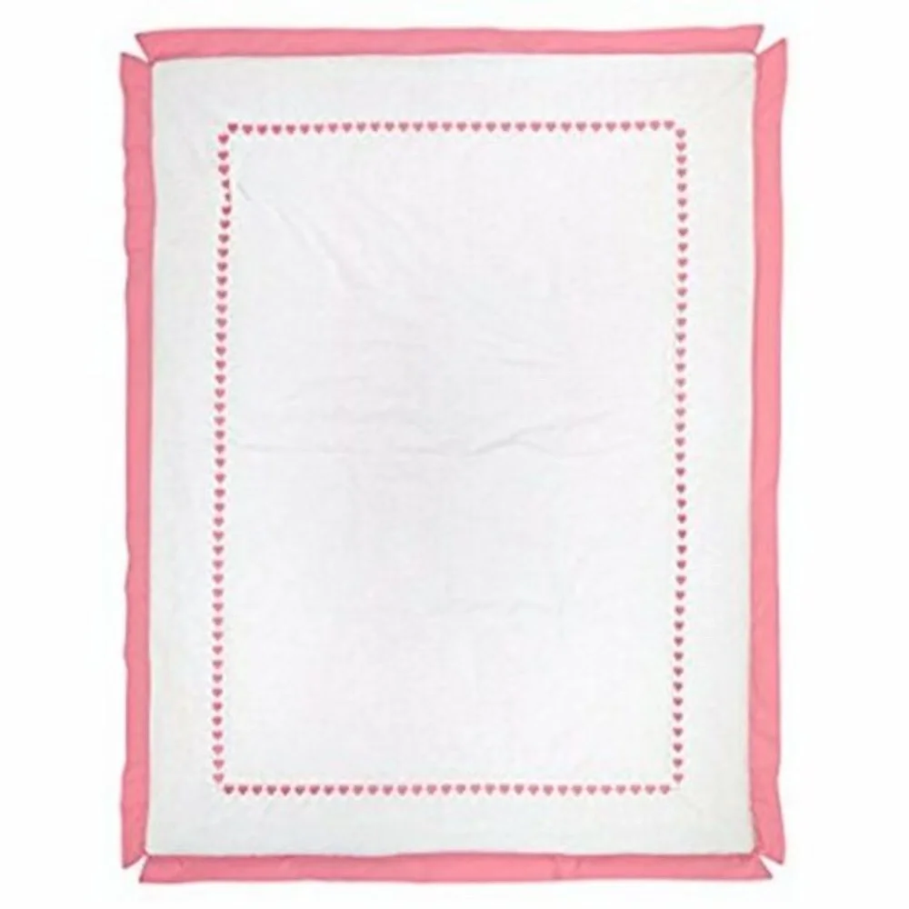 Sadie & Scout: Pink and White Hearts 3pc. Crib Bedding Set